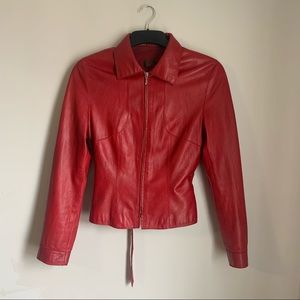 Danier Leather Red Jacket